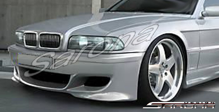 Custom BMW 7 Series Sedan Front Bumper (1995 - 2001) - $525.00 (Part #BM-023-FB)
